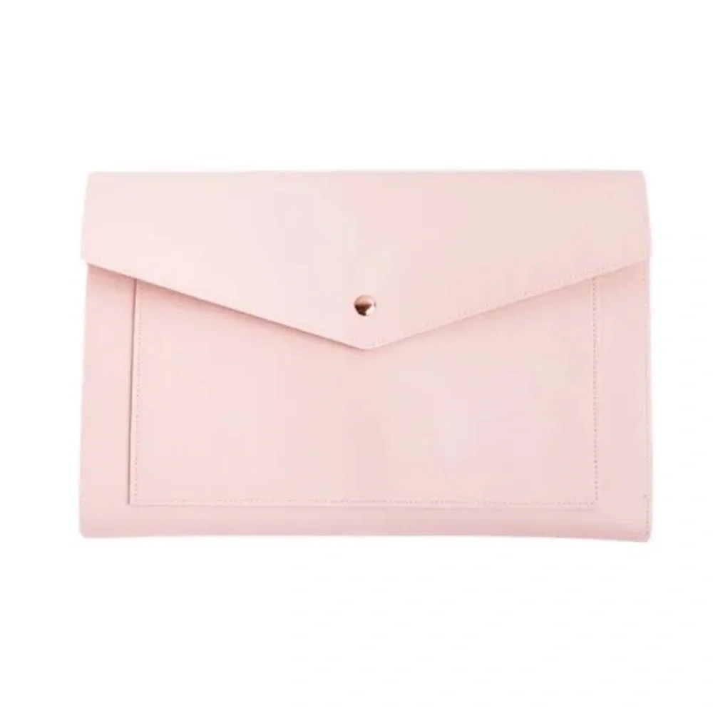 Glass Ladder and Co The Megan Portfolio Clutch Organizer Baby Pink - Picture 2 of 7